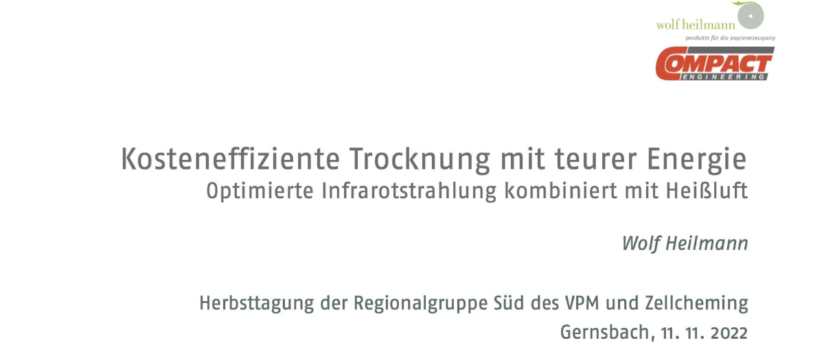 Bild einer Kartonmaschine mit Streichmaschine. Im Vordergrund XenTec-Trockner von Compact Engineering, im Hintergrund Impact-Strahler